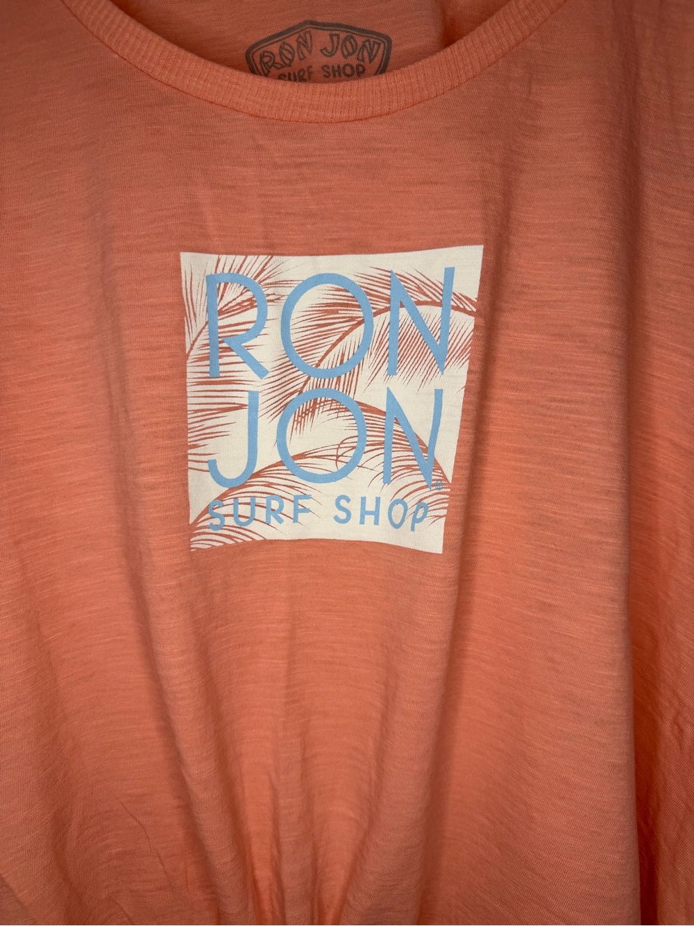 Ron Jon Surf Shop Coral Pink Graphic Tank Top XL Beach Casual Sleeveless - Picture 4 of 6